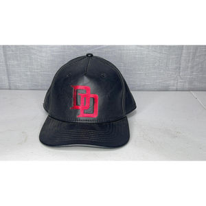 Marvel Daredevil Black Leather Snapback cap